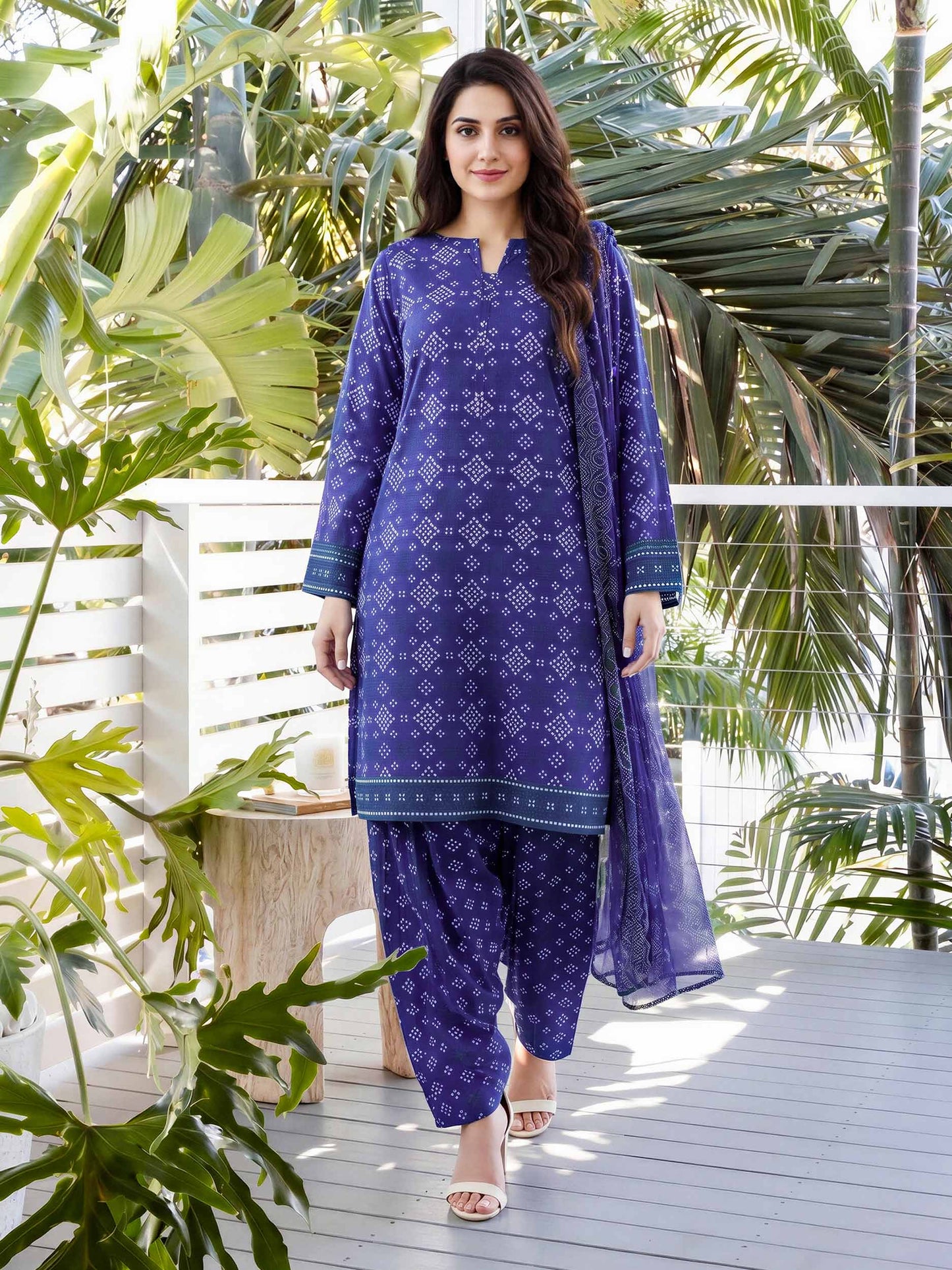 3 Piece Lawn Suit (Unstitched)