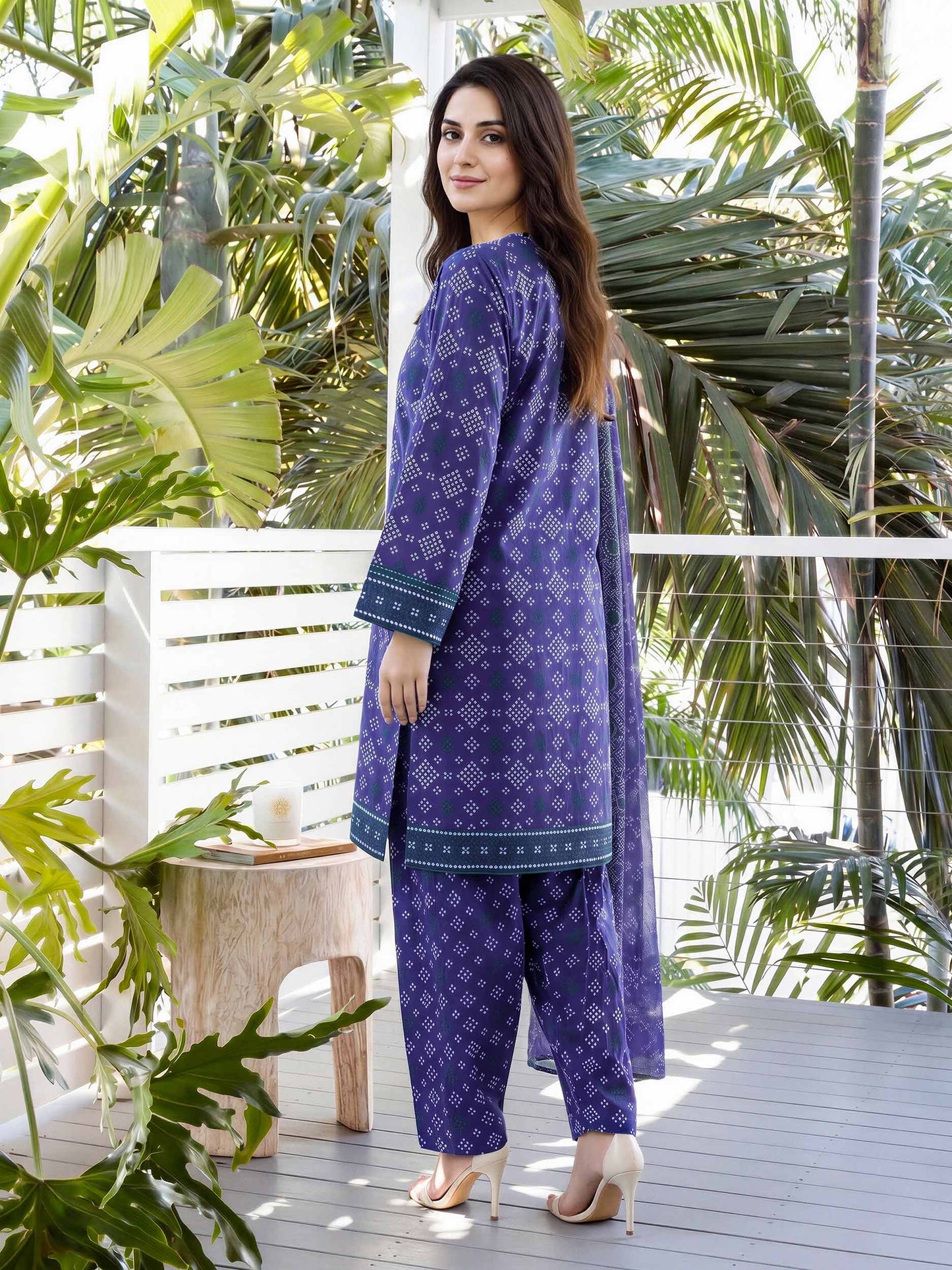 3 Piece Lawn Suit (Unstitched)