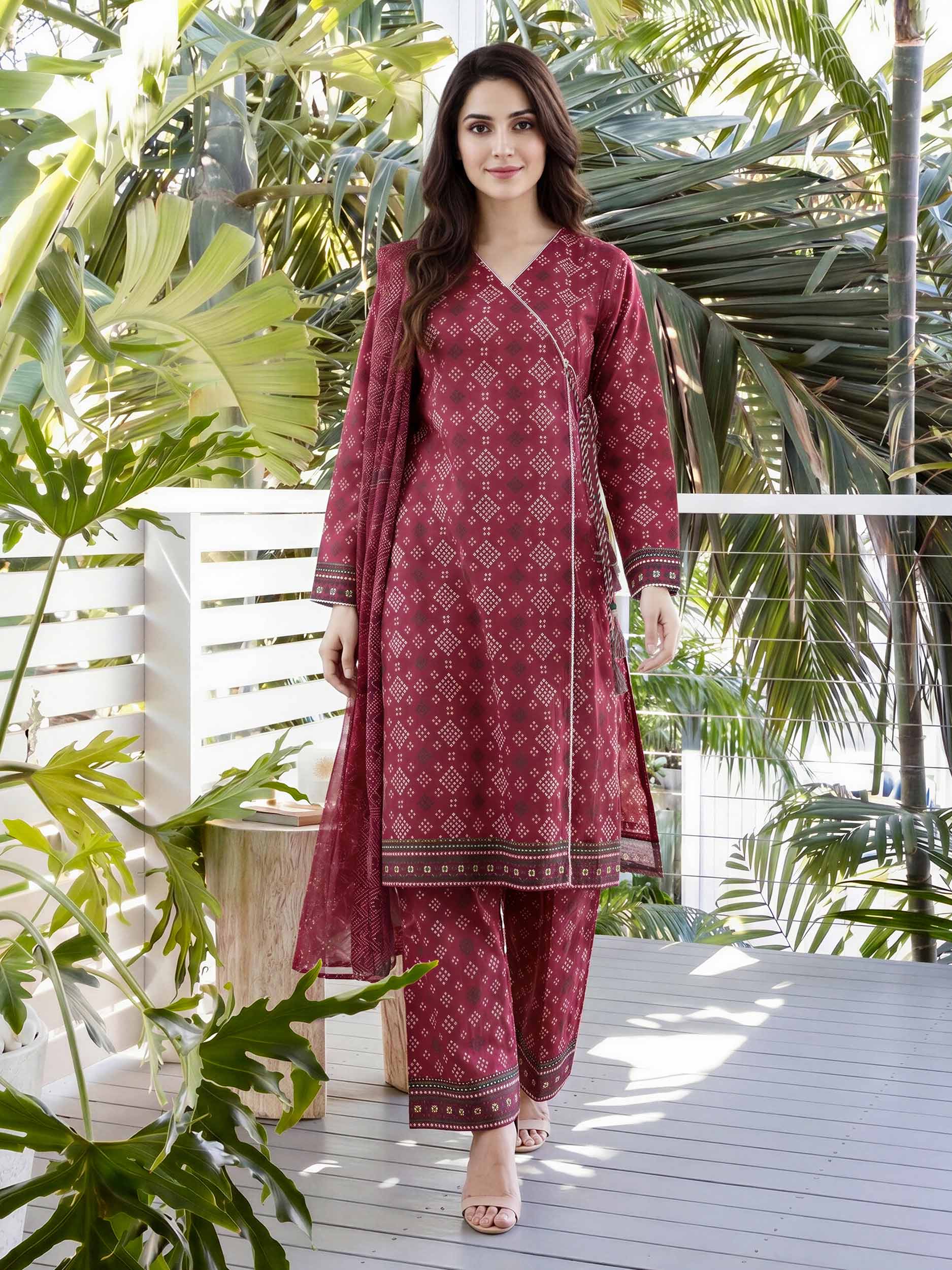 3 Piece Lawn Suit (Unstitched)