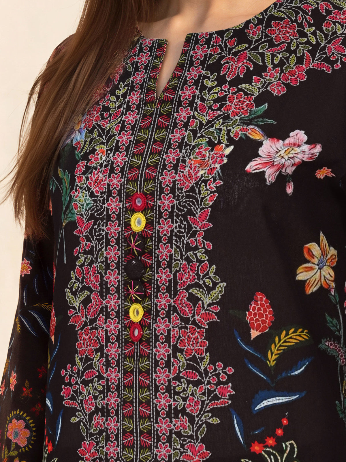 3 Piece Khaddar Suit (Unstitched)