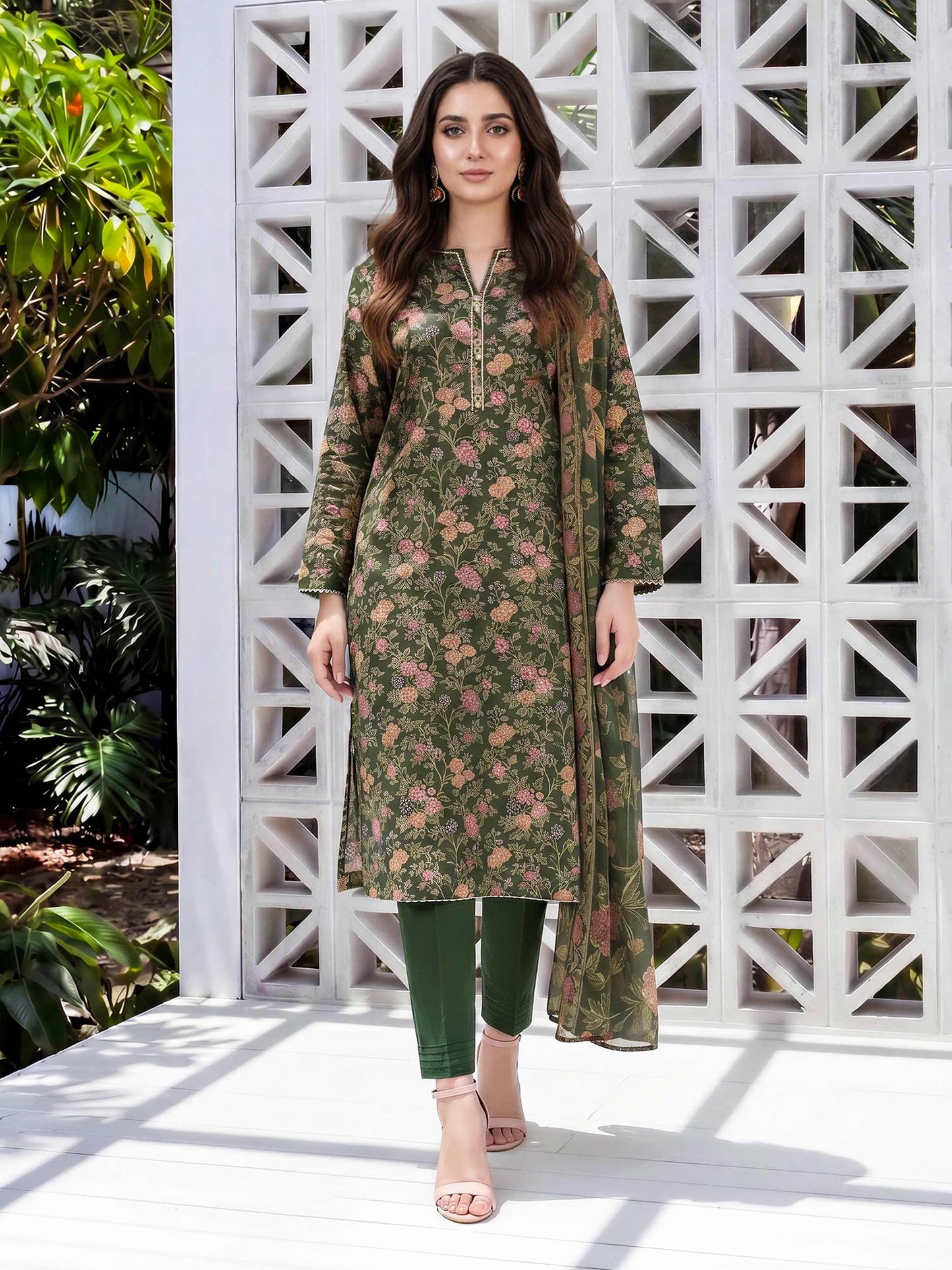 3 Piece Lawn Suit (Unstitched)