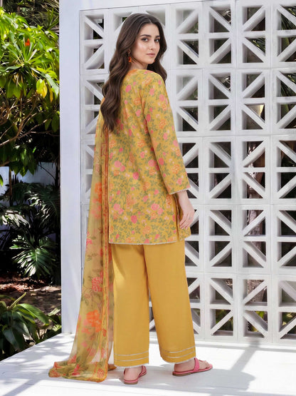 3 Piece Lawn Suit (Unstitched)