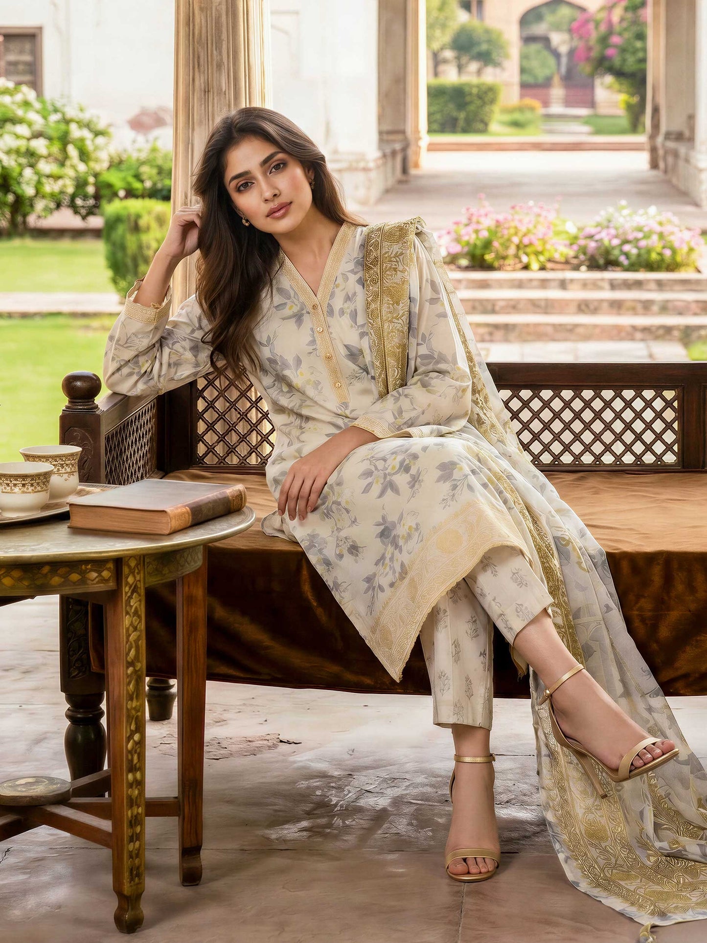 3 Piece Lawn Suit (Unstitched)