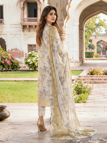 3 Piece Lawn Suit (Unstitched)