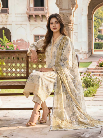3 Piece Lawn Suit (Unstitched)