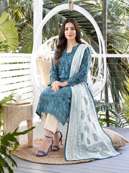 2 Piece Lawn Suit (Unstitched) COLOR ISSUE