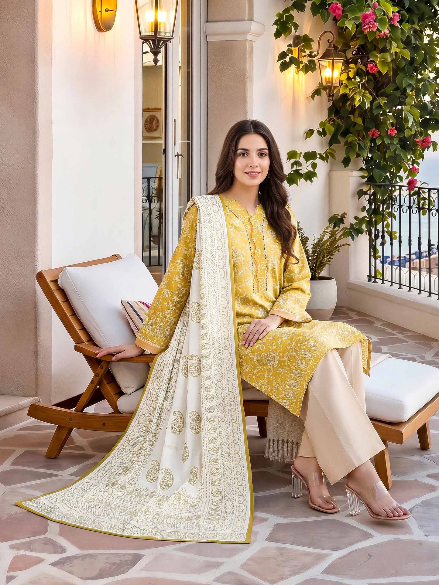 2 Piece Lawn Suit (Unstitched)