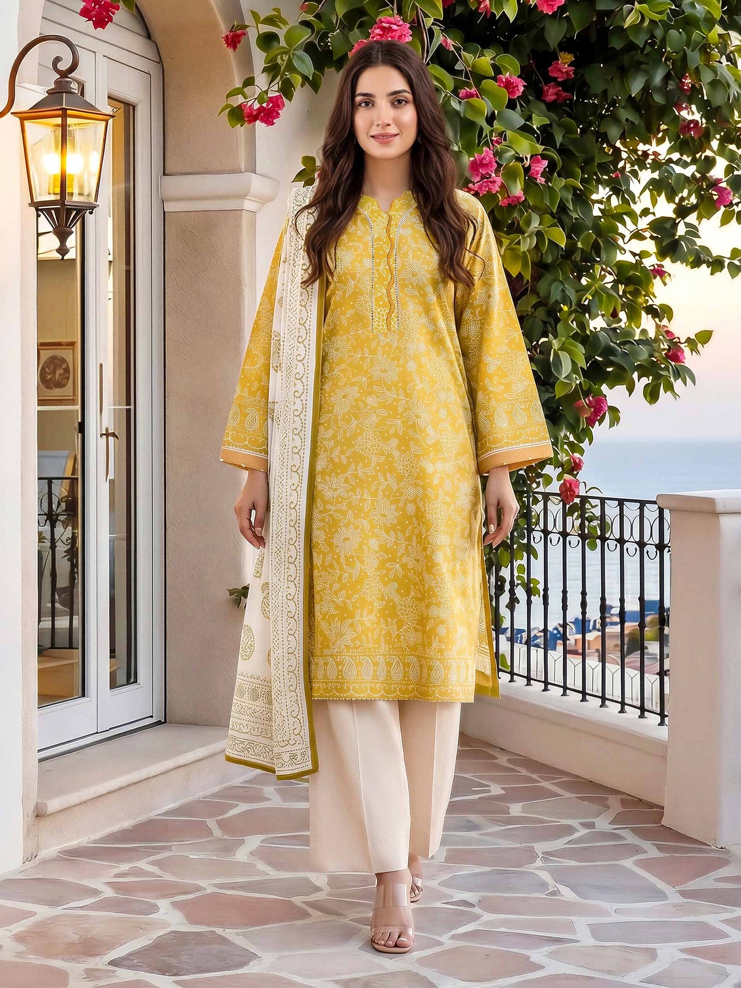 2 Piece Lawn Suit (Unstitched)