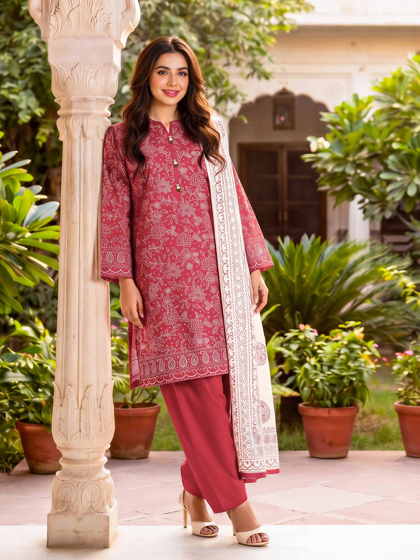 2 Piece Lawn Suit (Unstitched)