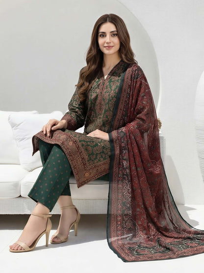 3 Piece Lawn Suit (Unstitched)