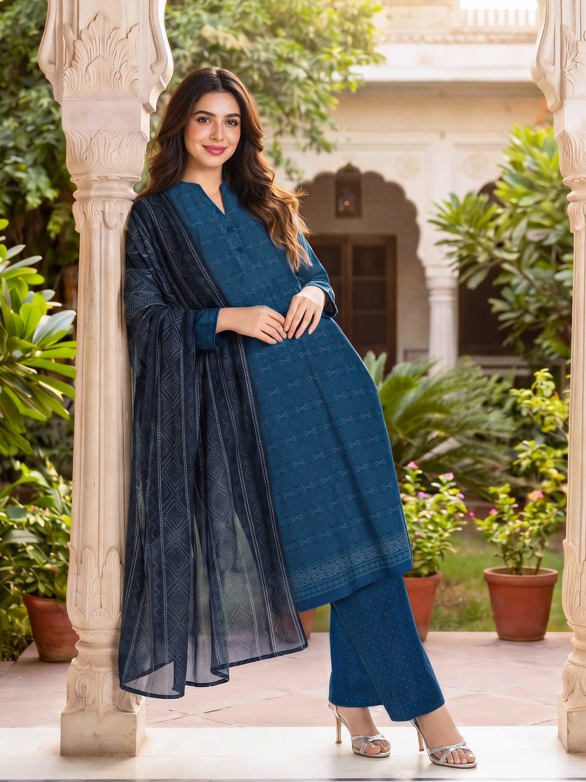 3 Piece Lawn Suit (Unstitched)