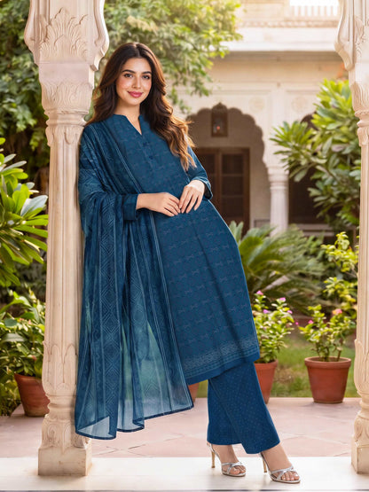 3 Piece Lawn Suit (Unstitched)