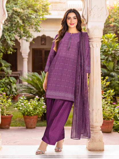 3 Piece Lawn Suit (Unstitched)