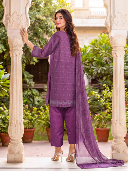 3 Piece Lawn Suit (Unstitched)