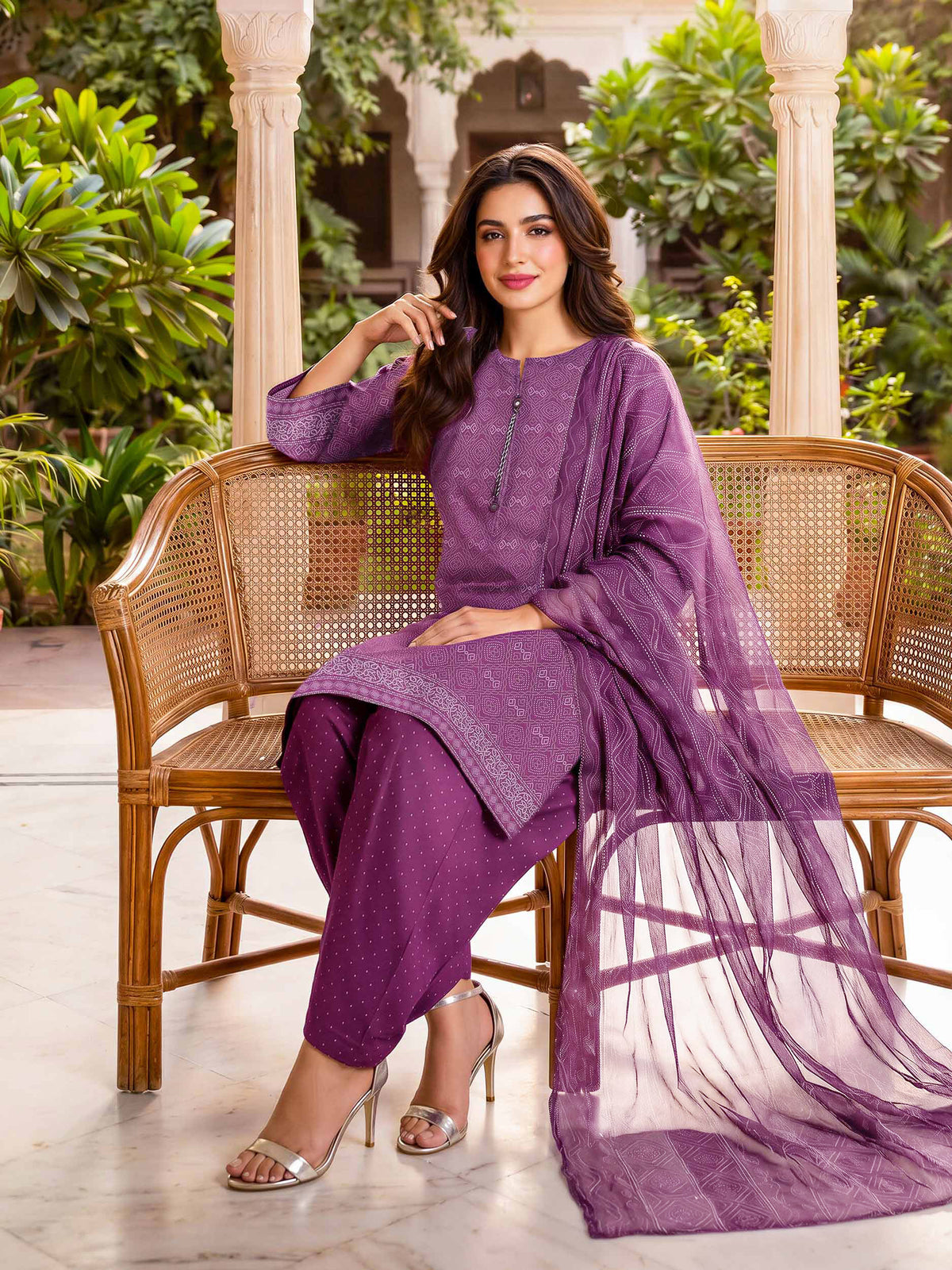 3 Piece Lawn Suit (Unstitched)