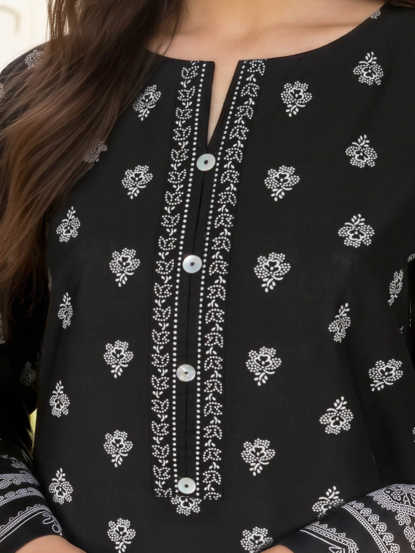 3 Piece Lawn Paste Suit (Unstitched)