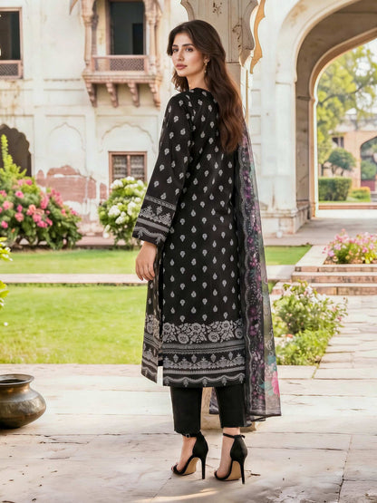 3 Piece Lawn Suit (Unstitched)