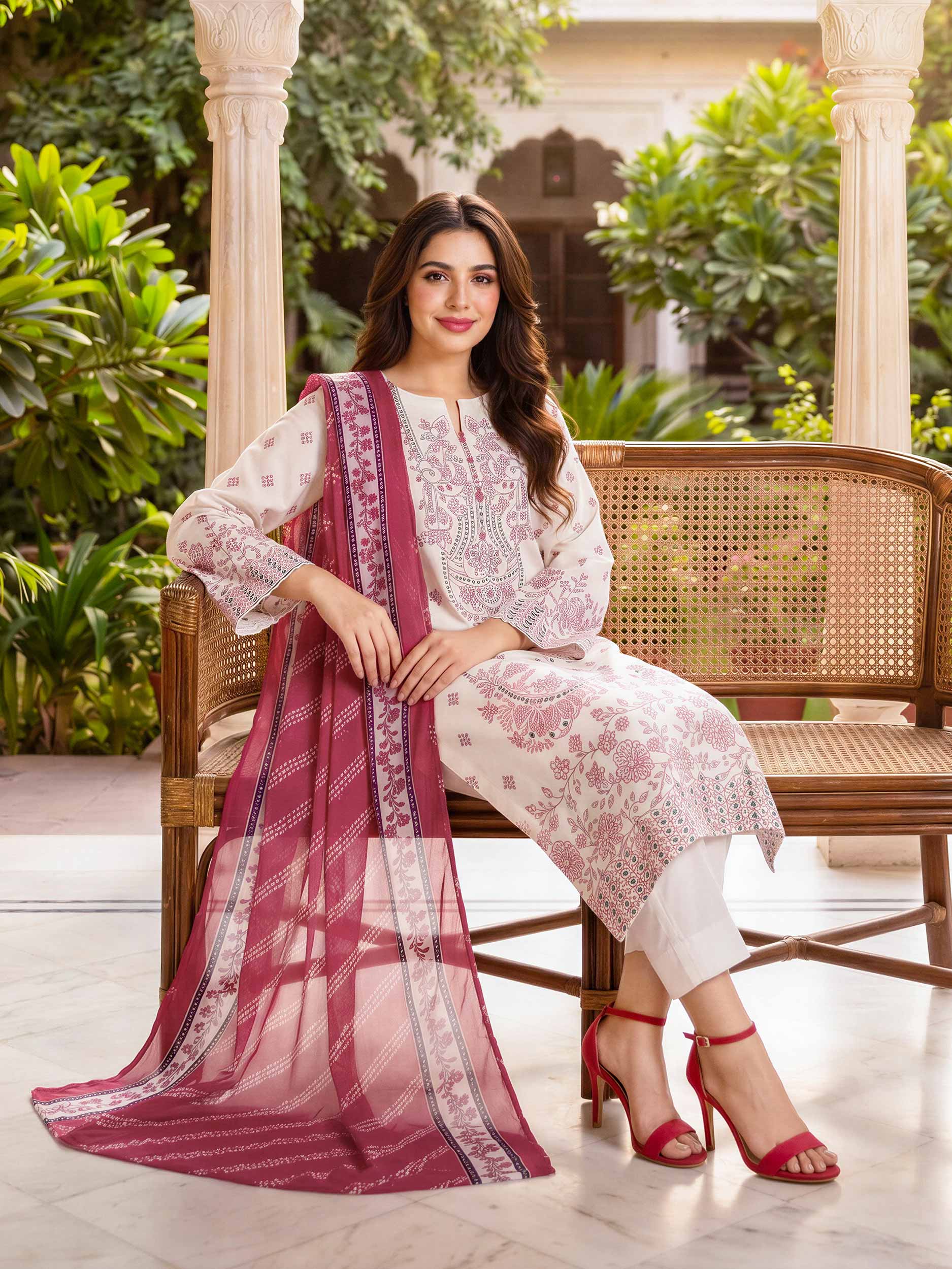 2 Piece Lawn Suit (Unstitched)