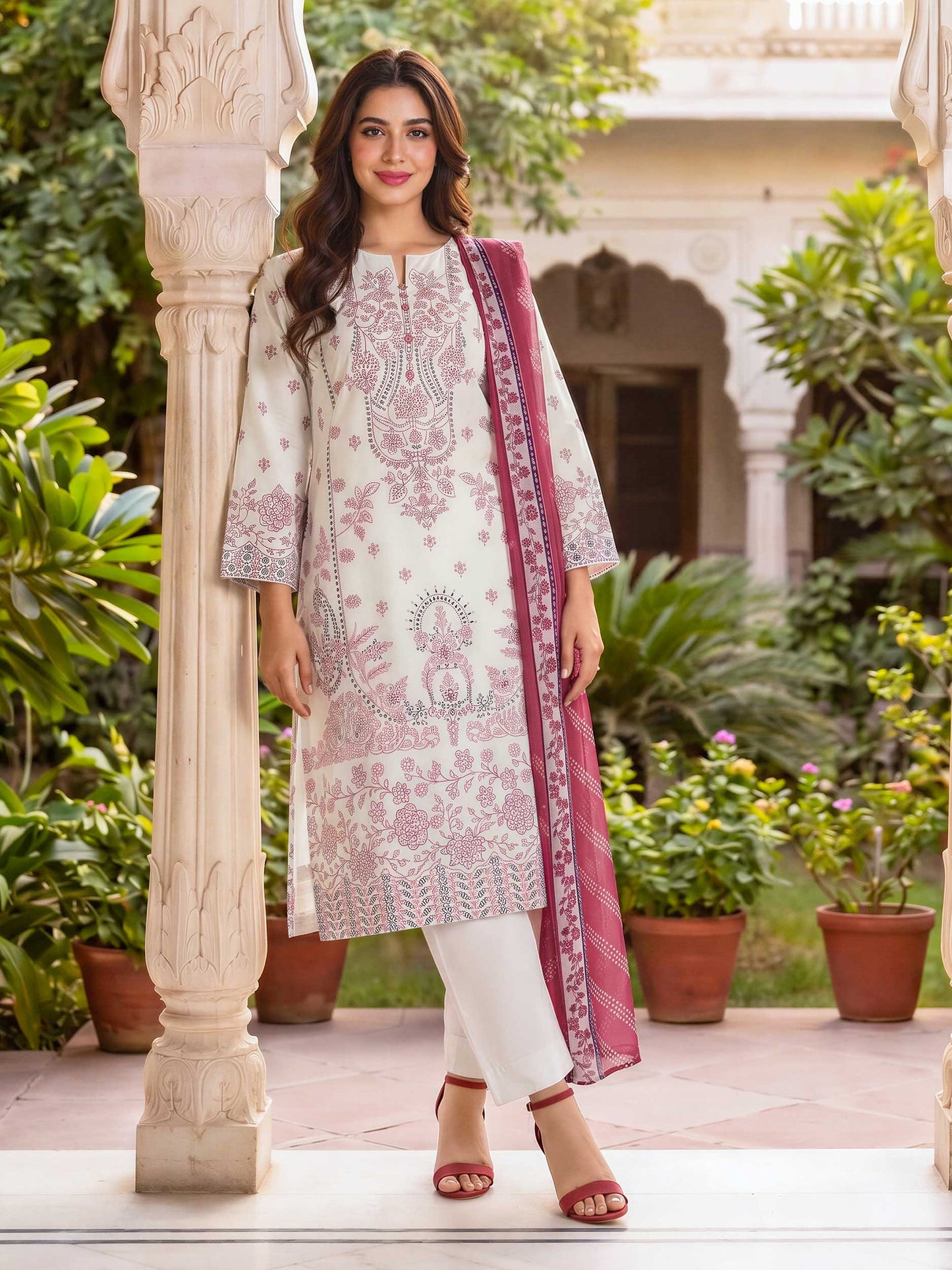 2 Piece Lawn Suit (Unstitched)