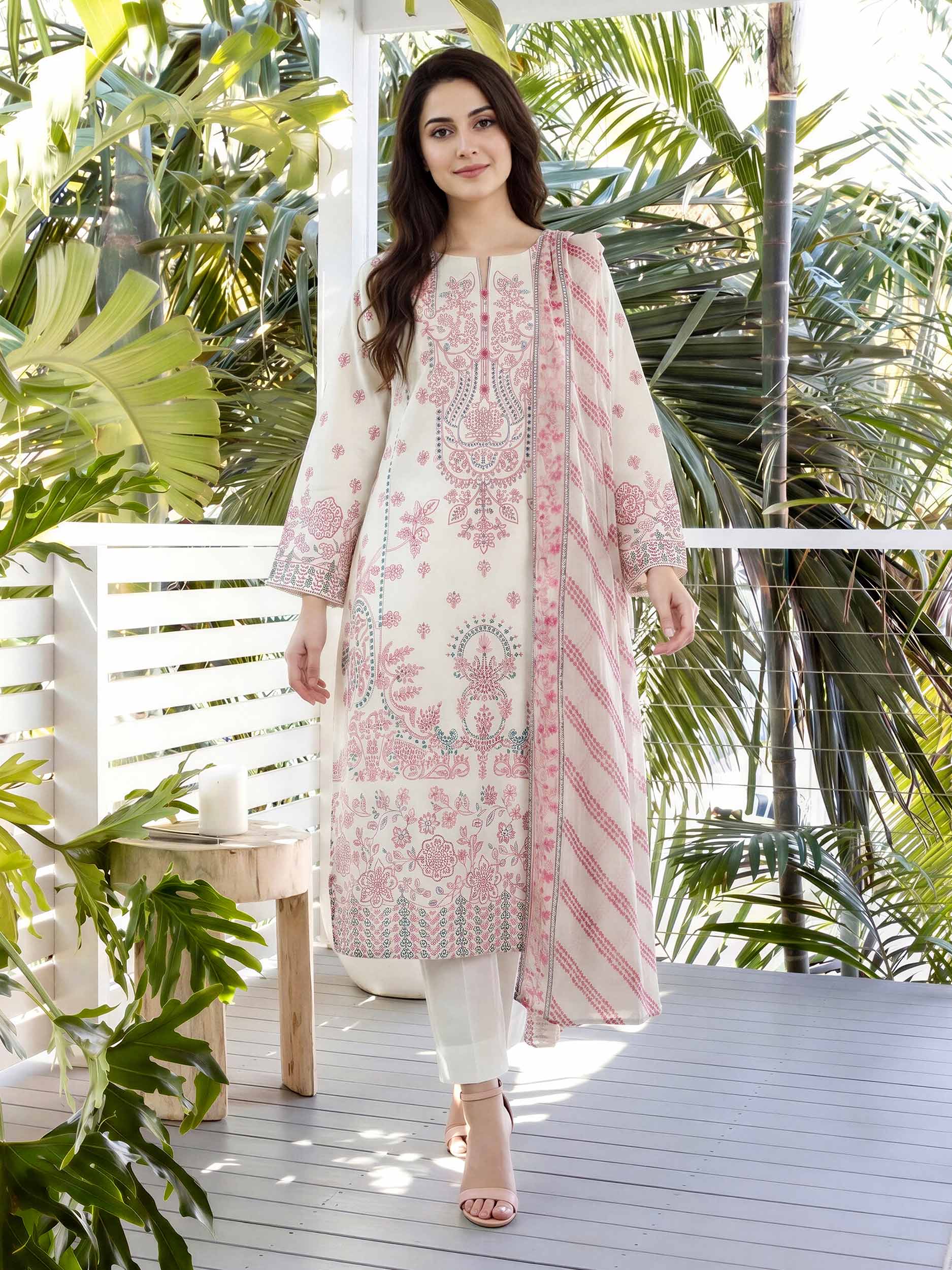 2 Piece Lawn Suit (Unstitched)