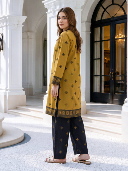2 Piece Slub Khaddar Suit (Unstitched)