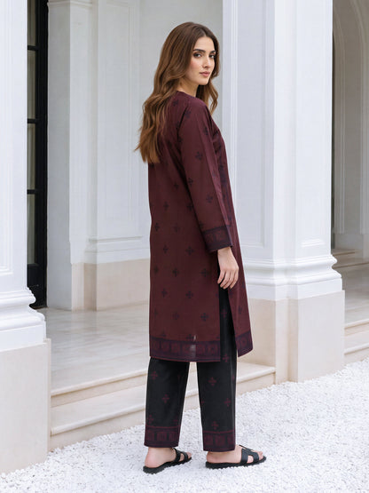 2 Piece Slub Khaddar Suit (Unstitched)