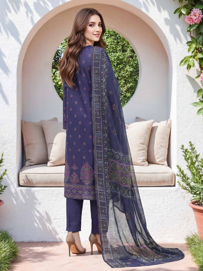 3 Piece Lawn Suit (Unstitched)