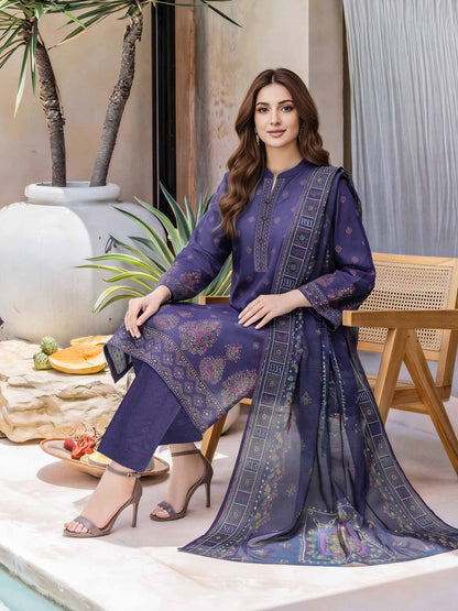 3 Piece Lawn Suit (Unstitched)