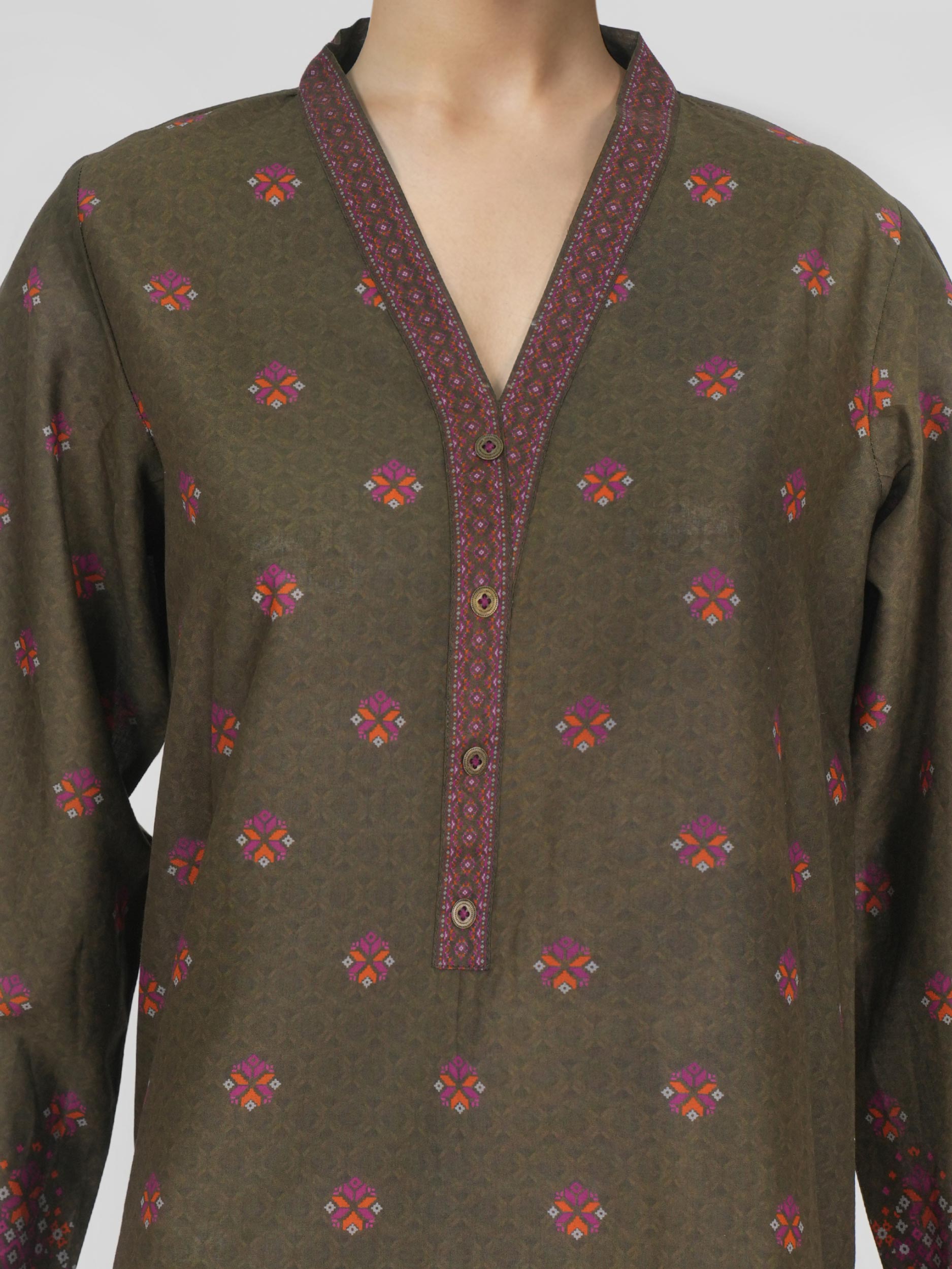 3 Piece Lawn Suit (Unstitched)