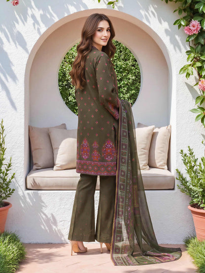 3 Piece Lawn Suit (Unstitched)