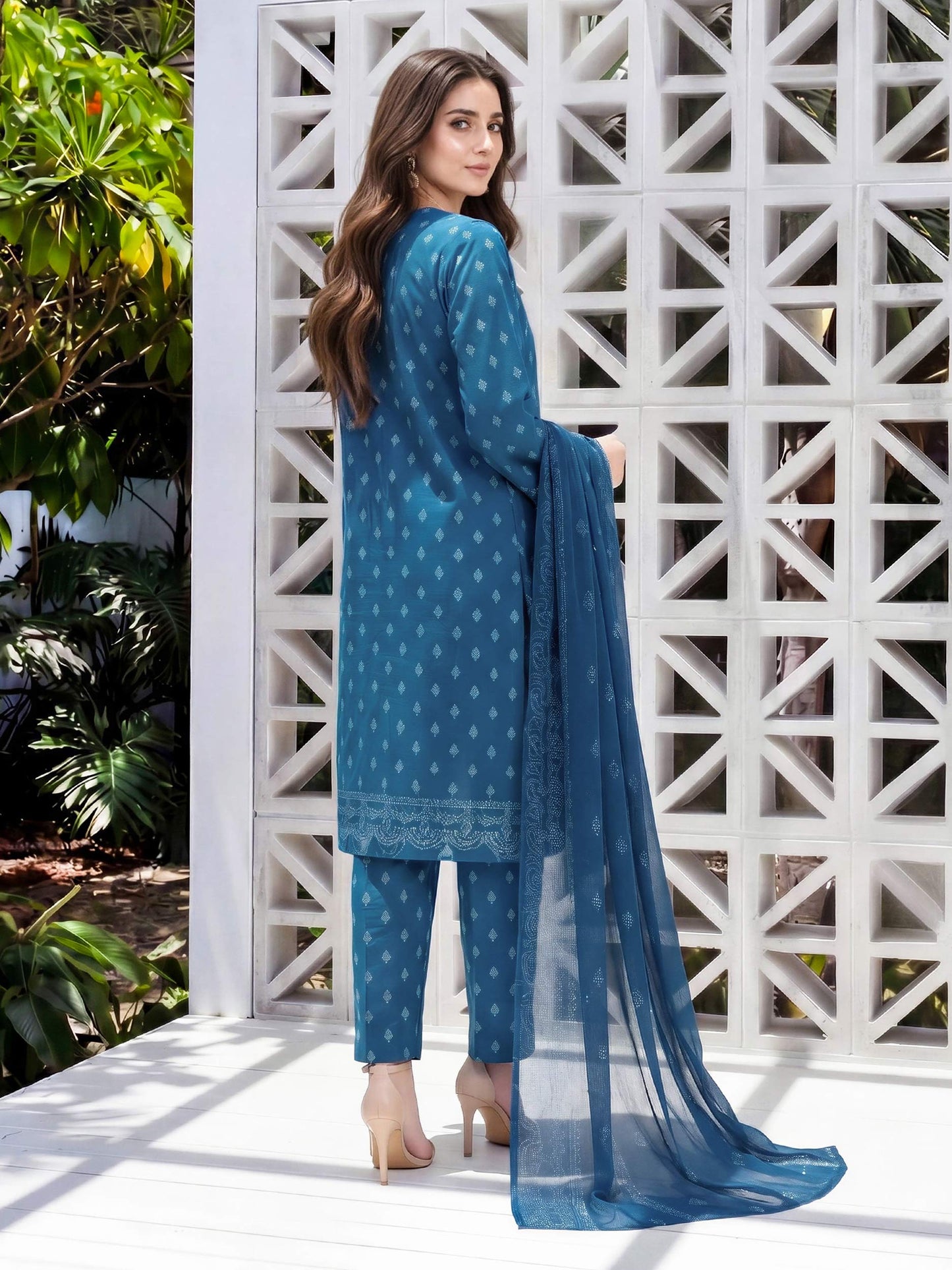 3 Piece Lawn Suit (Unstitched)