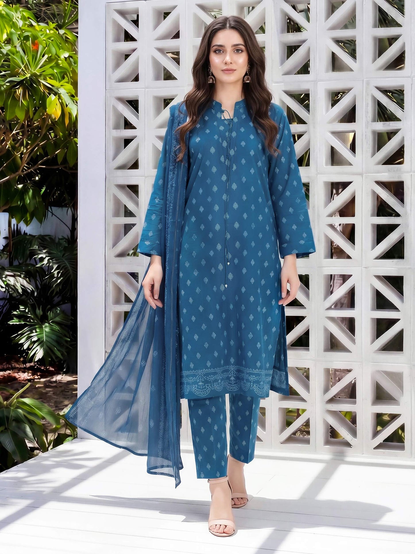 3 Piece Lawn Suit (Unstitched)