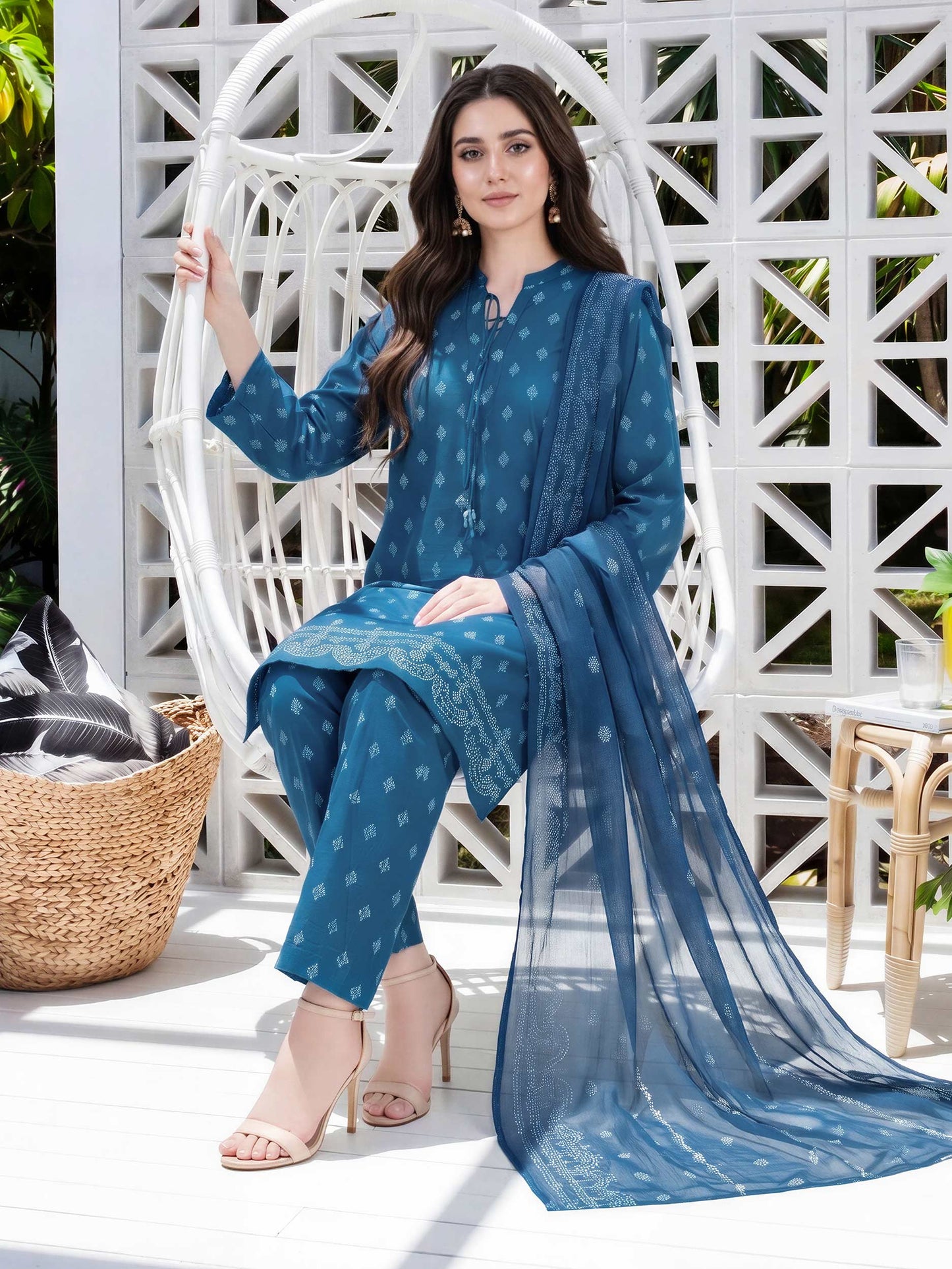 3 Piece Lawn Suit (Unstitched)