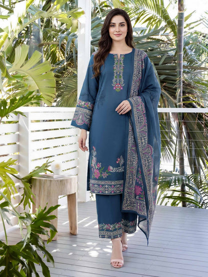 3 Piece Lawn Suit (Unstitched)