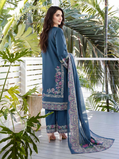 3 Piece Lawn Suit (Unstitched)
