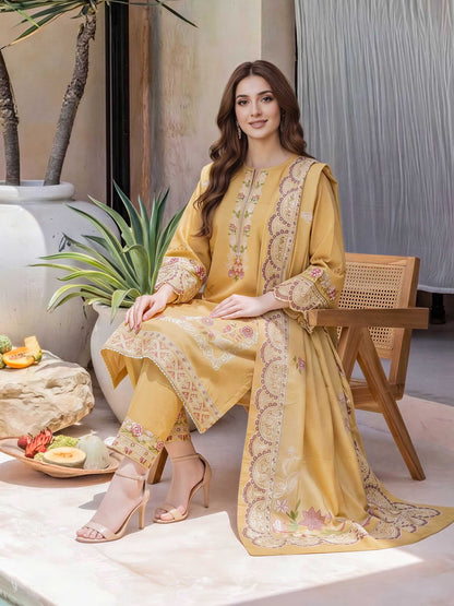 3 Piece Lawn Suit (Unstitched)