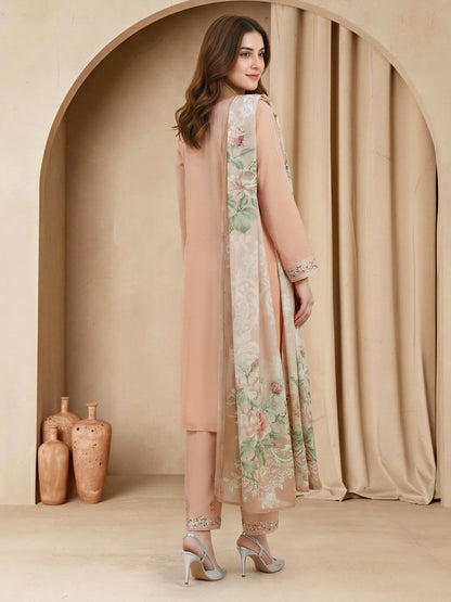 3 Piece Lawn Suit-Embroidered (Unstitched)