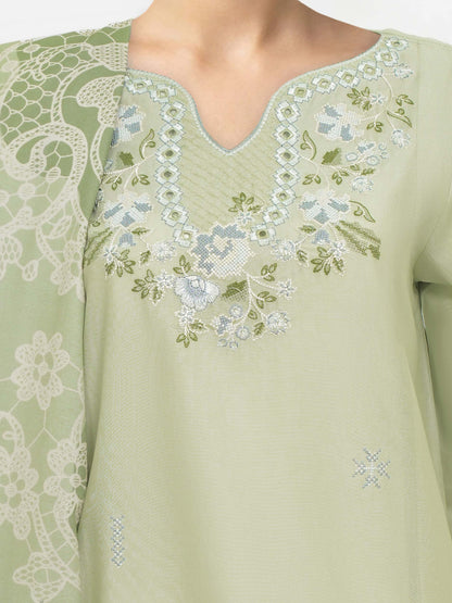 3 Piece Lawn Suit-Embroidered (Unstitched)