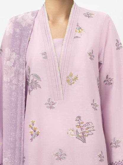 3 Piece Lawn Suit- Embroidered (Unstitched)