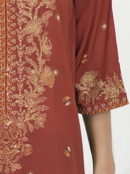 3 Piece Lawn Suit-Embroidered (Unstitched)
