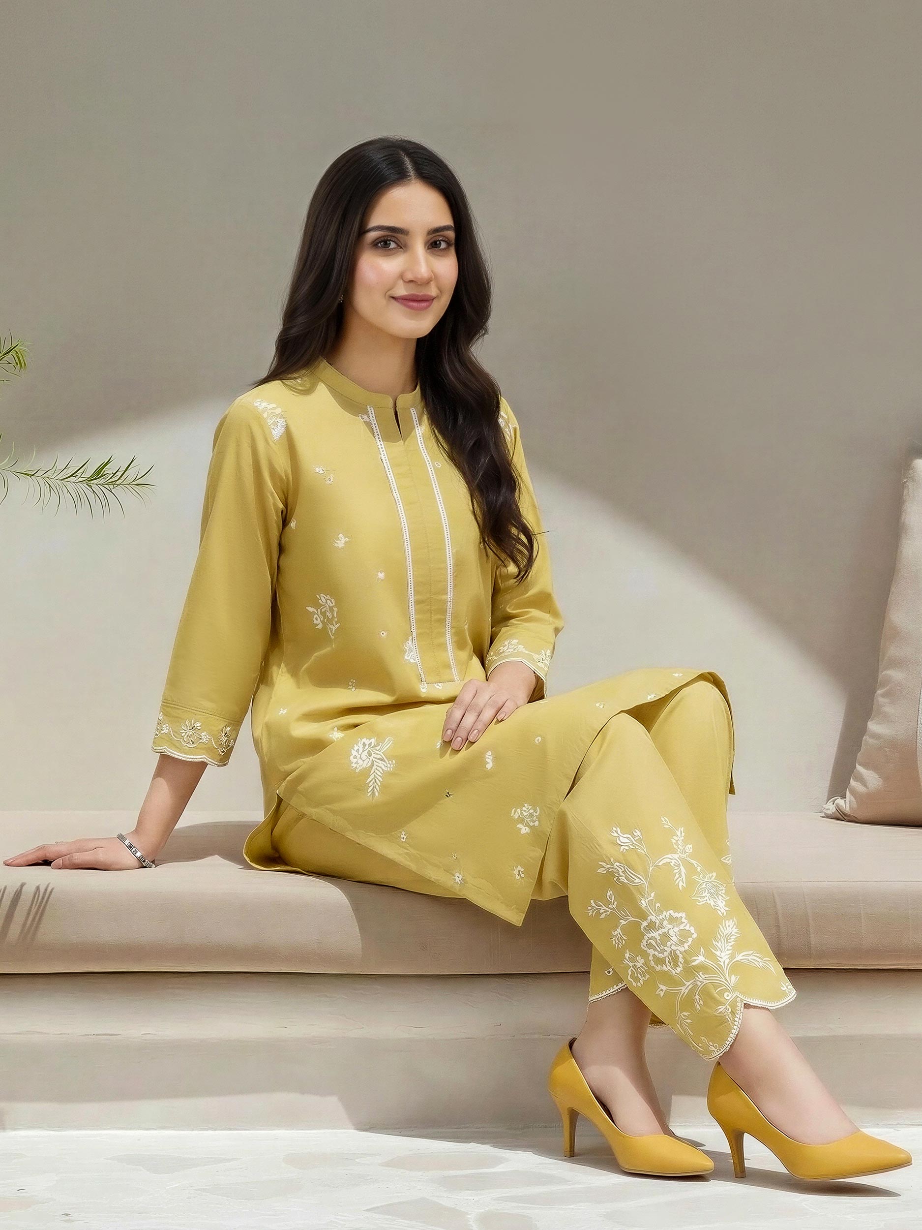 2 Piece Lawn Suit- Embroidered (Unstitched)