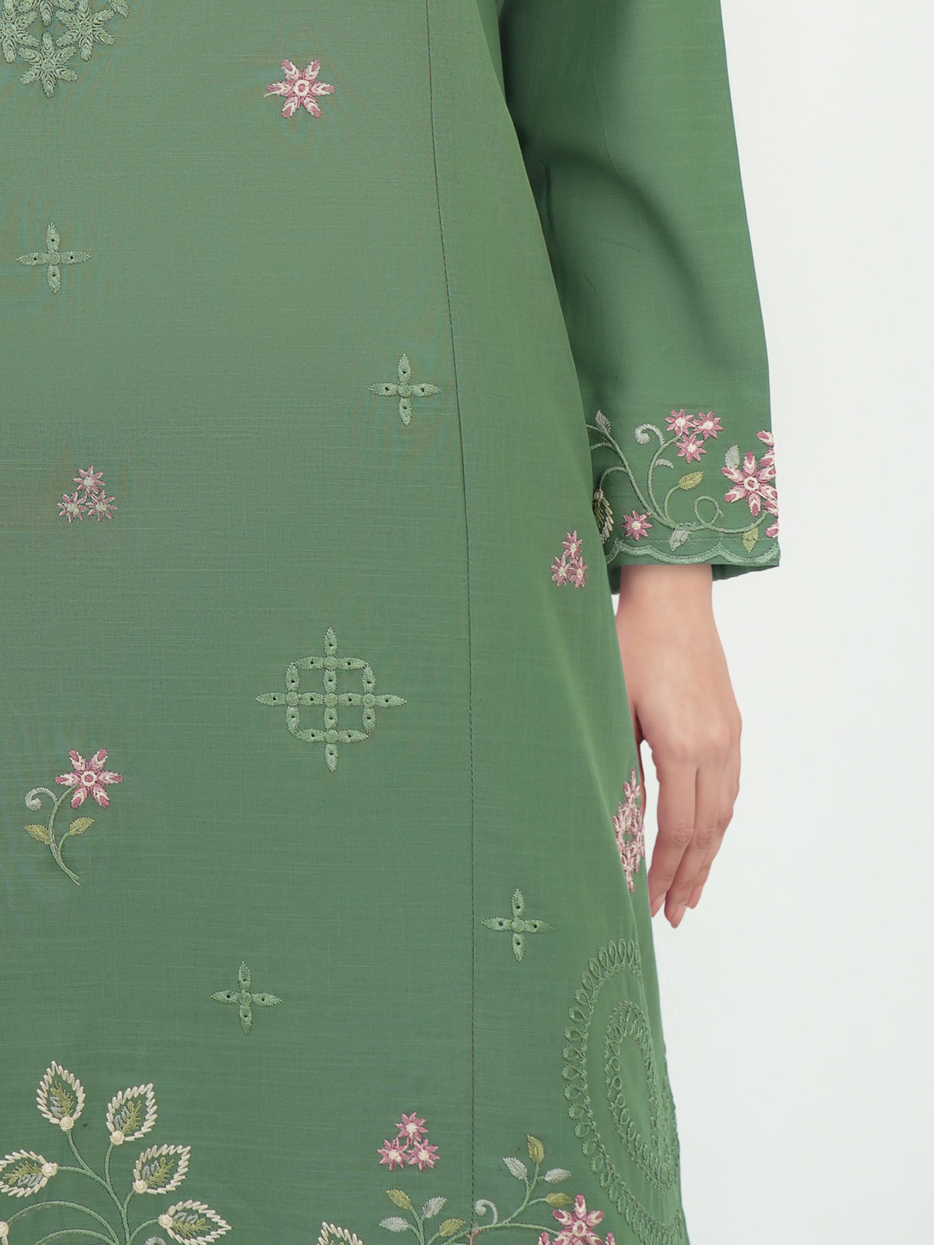 3 Piece Lawn Suit-Embroidered (Unstitched)