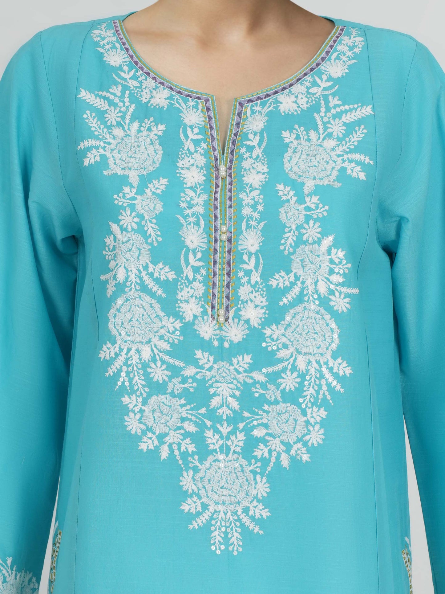 3 Piece Lawn Suit- Embroidered (Unstitched)