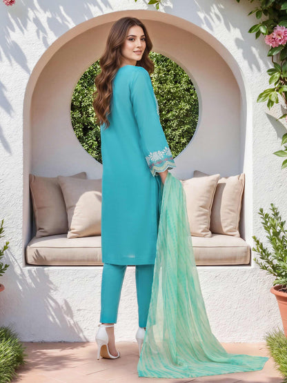 3 Piece Lawn Suit- Embroidered (Unstitched)