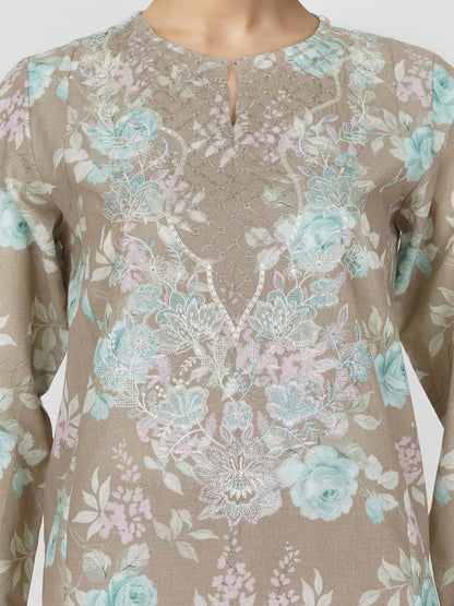 3 Piece Lawn Suit- Embroidered (Unstitched)