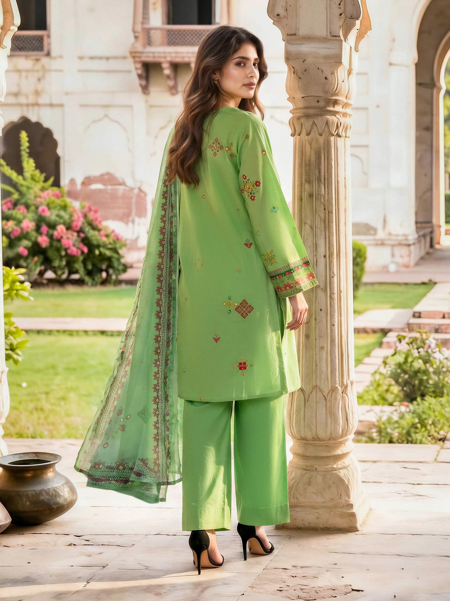 3 Piece Lawn Suit (Unstitched)