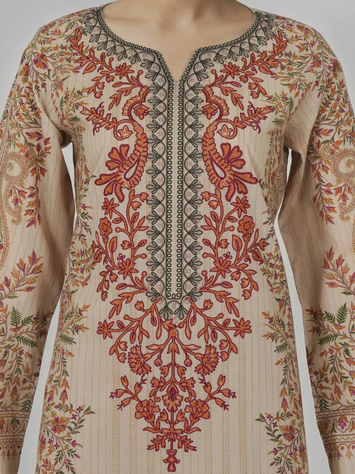 3 Piece Lawn Suit- Embroidered (Unstitched)
