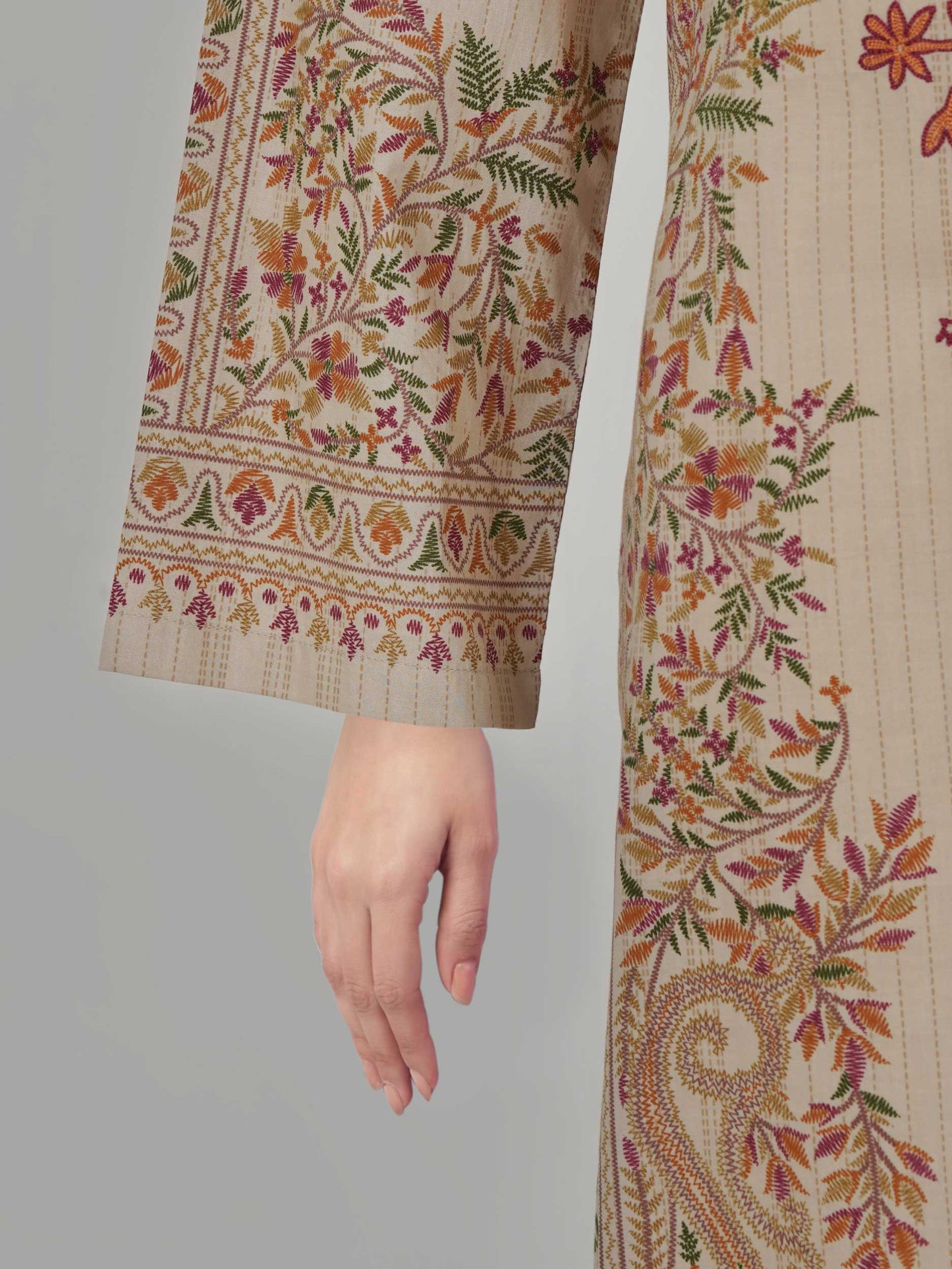 3 Piece Lawn Suit- Embroidered (Unstitched)