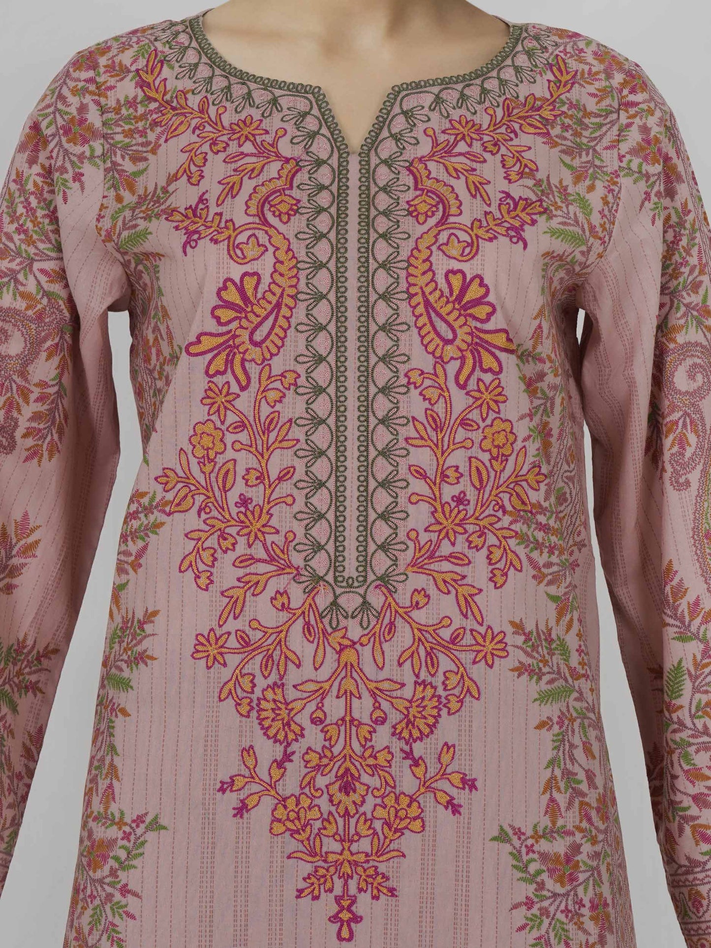3 Piece Lawn Suit- Embroidered (Unstitched)