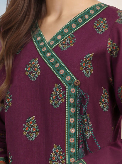 3 Piece Slub Khaddar Suit (Unstitched)